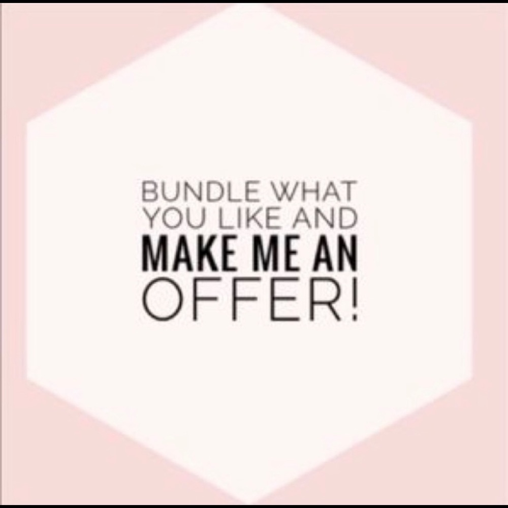 Bundle items and make an offer! Will accept reasonable offers!
